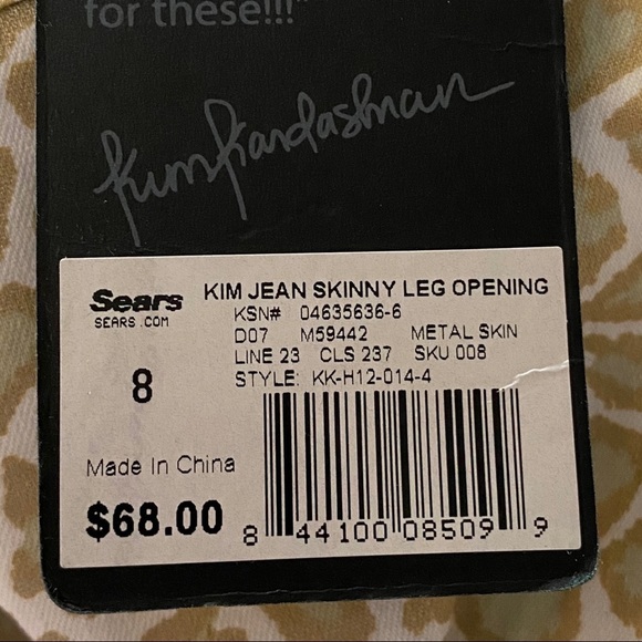 Kardashian Collection Kim Skinny Jeans NWT 8 - Picture 13 of 14